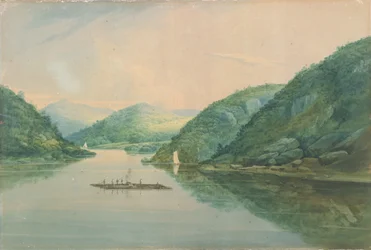 Vista cerca de Fort Montgomery, Nueva York, 1820